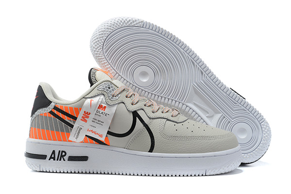 Women's Air Force 1 Low Top Cream Shoes 049